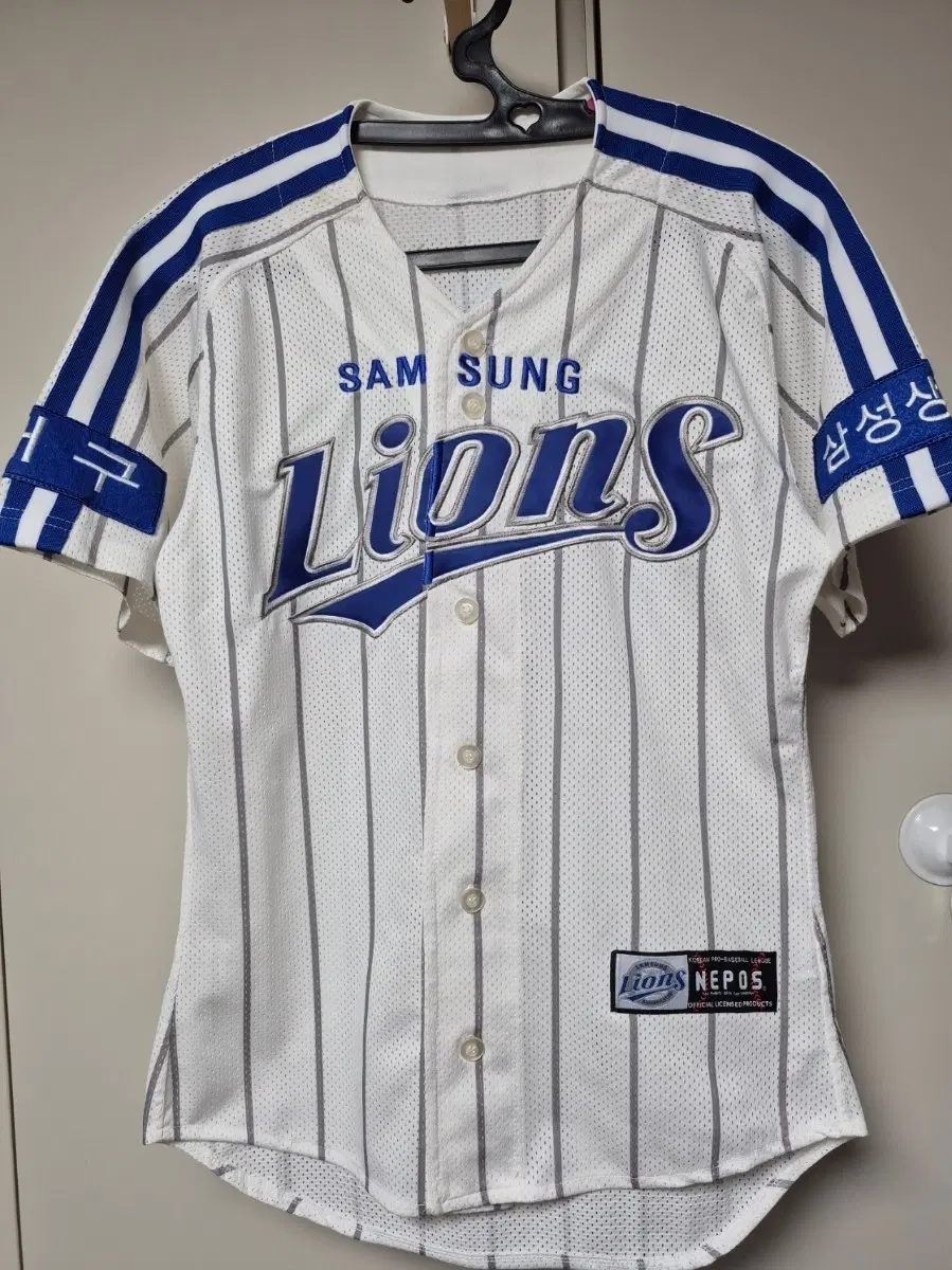 삼성라이온즈 왕조시절 네포스 정품 유니폼 95사이즈 배영섭 마킹 판매
