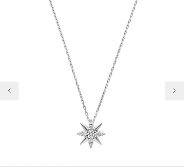VENDOME AOYAMA 플라티나 우먼 다이아몬드 목걸이