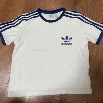 adidas Originals 반팔 T셔츠 파일 원단