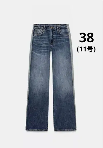 ZARA 자라 ZW COLLECTION 미드 라이즈 스트레이트 데님 팬츠