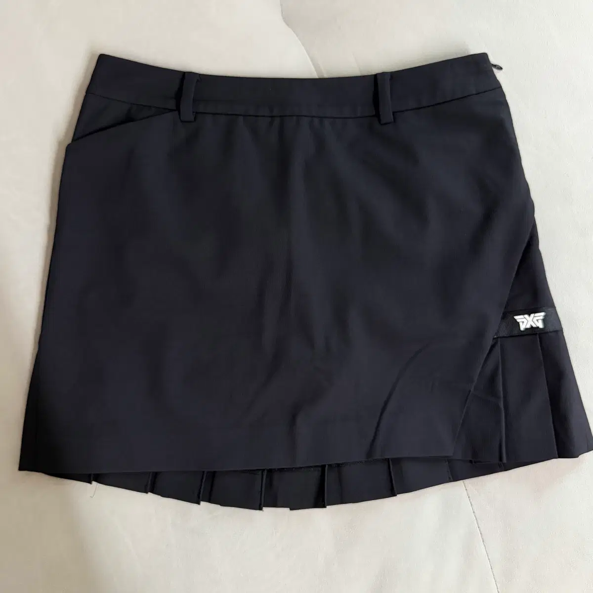 pxg 플리츠 큐롯 스커트