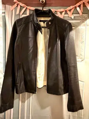 UNITED ARROWS 싱글 라이더 가죽 자켓