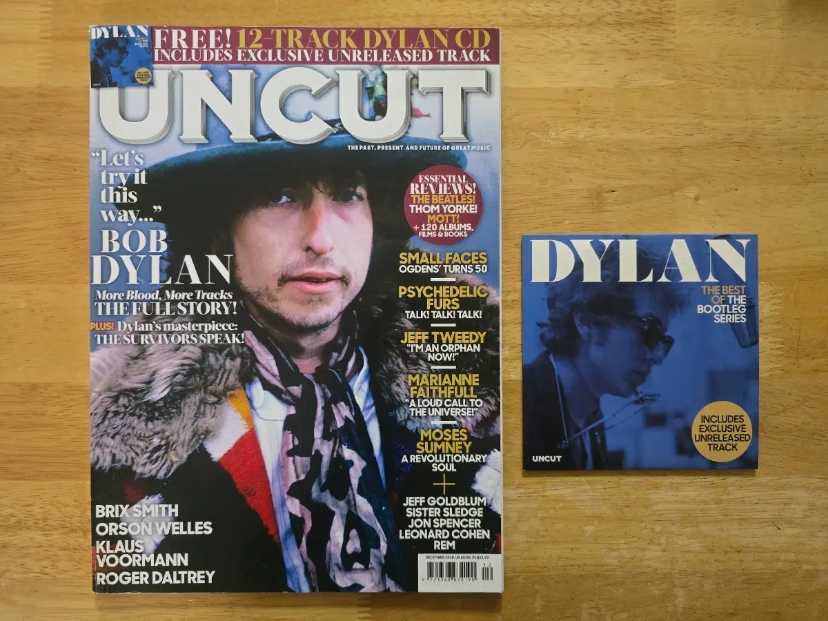 매거진 Bob Dylan 밥 딜런 UNCUT PROMO CD
