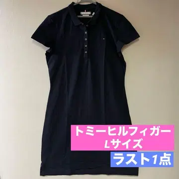 [새상품] 타미힐피거 L 다크 네이비 슬림핏 원피스