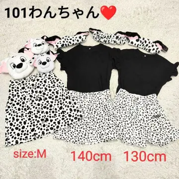 101 멍멍이 달마시안 모자 코디 헤어밴드 미니백 자매
