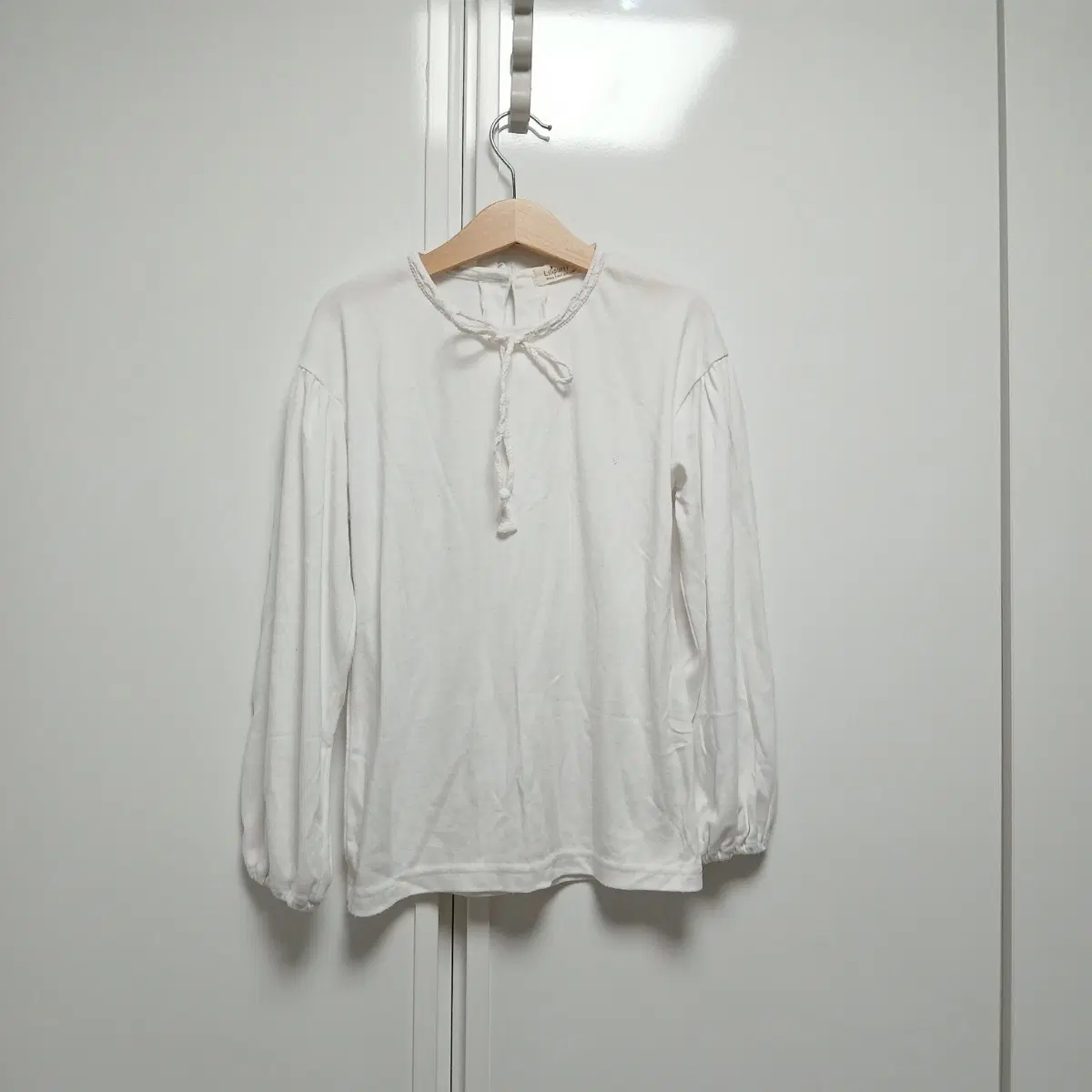 릴리푸리 화이트 긴팔 블라우스140