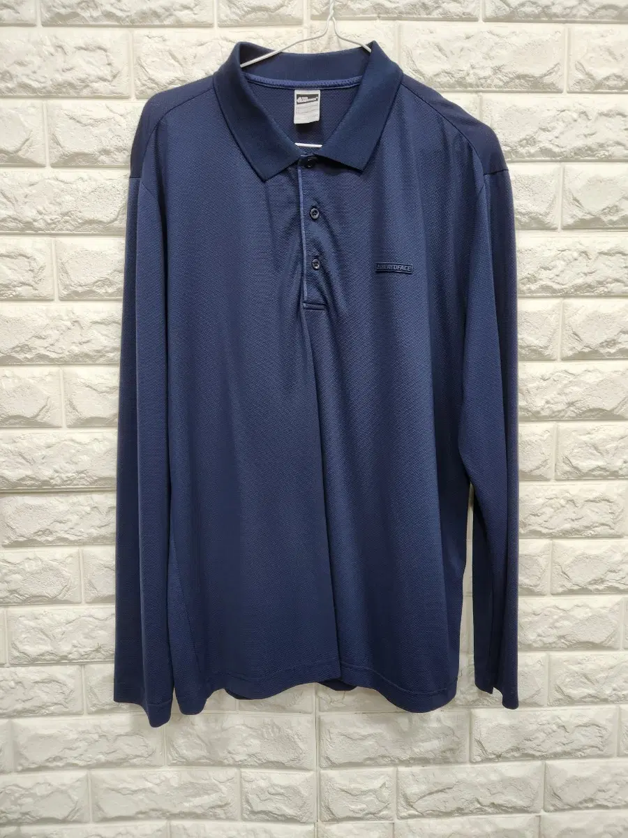 더레드페이스 춘하 기능성 긴팔 카라넥티 105사이즈 k1059