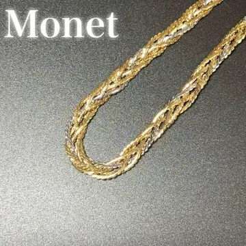 새상품급 Monet 모네 롱 체인 목걸이 골드