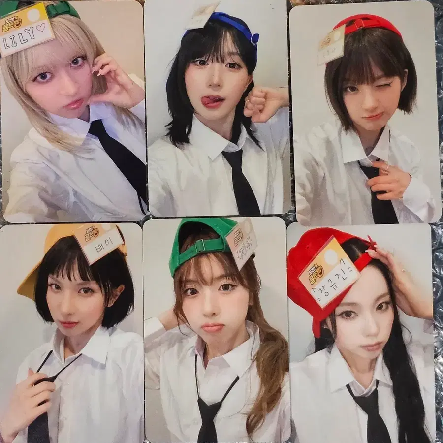 엔믹스 1등 하는 사람 우리팀 6종 포카 세트 헤비 세레나데