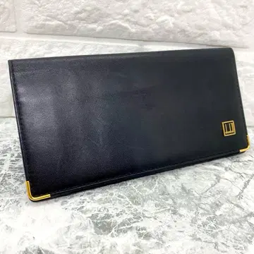 dunhill 던힐 가죽 블랙 지폐 수납 장지갑 카드 케이스