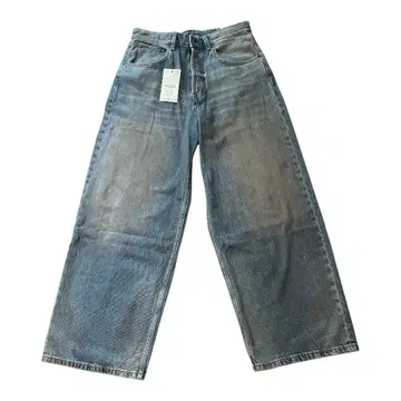 완판템 ZARA 빈티지 워시 배기 핏 데님 미사용 새상품