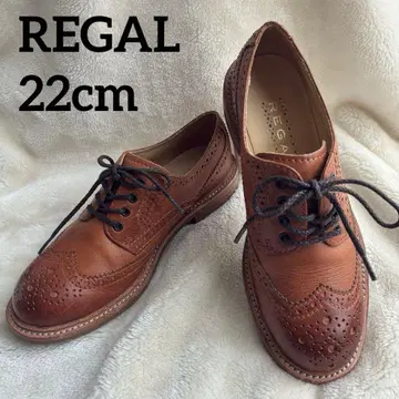 [ 미사용급 ] REGAL 윙팁 가죽 신발 22cm