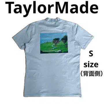 TaylorMade 테일러메이드 모크넥 반팔 골프 스카이블루 S