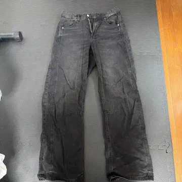 ZARA 블랙 데님 팬츠 EUR 36