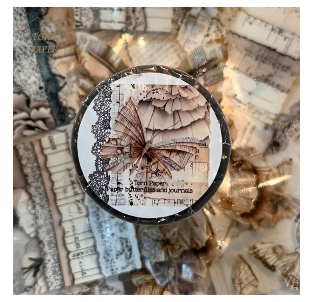 [톤페이퍼] Paper butterflies and journal 마테컷