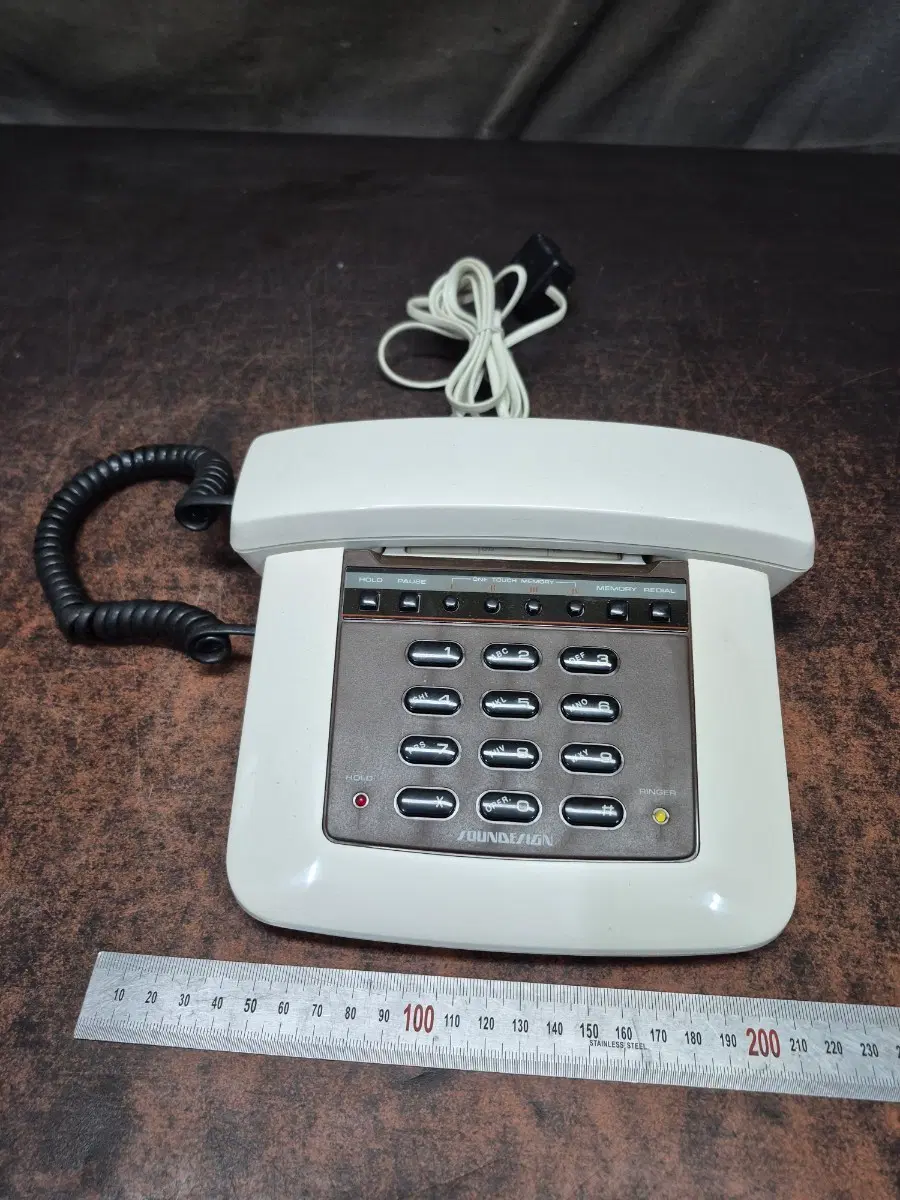 근대사 자료1990년 사운드디자인 유선 전화기 화이트