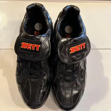 ZETT 야구용 스파이크 블랙 26cm
