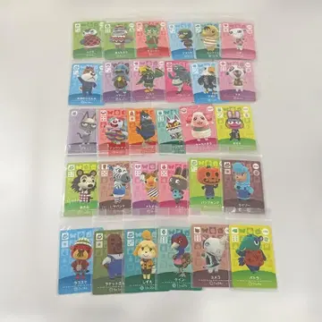 동물의 숲 amiibo 카드 30장