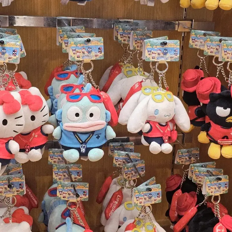 산리오 라이프가드 인형키링