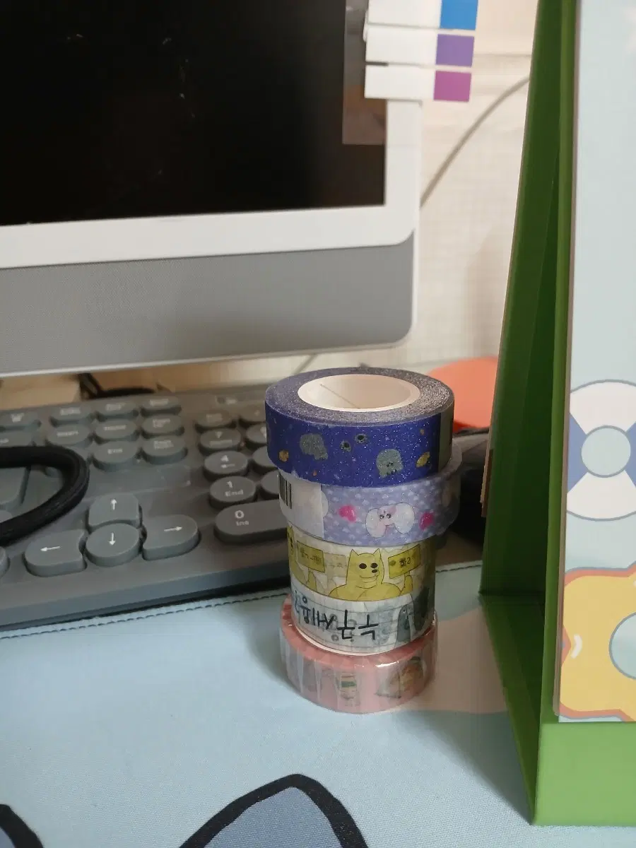 짐승친구들 웹툰 마스킹테이프 세트