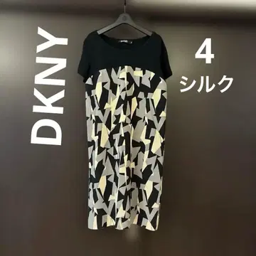 DKNY 실크 절개 원피스 4