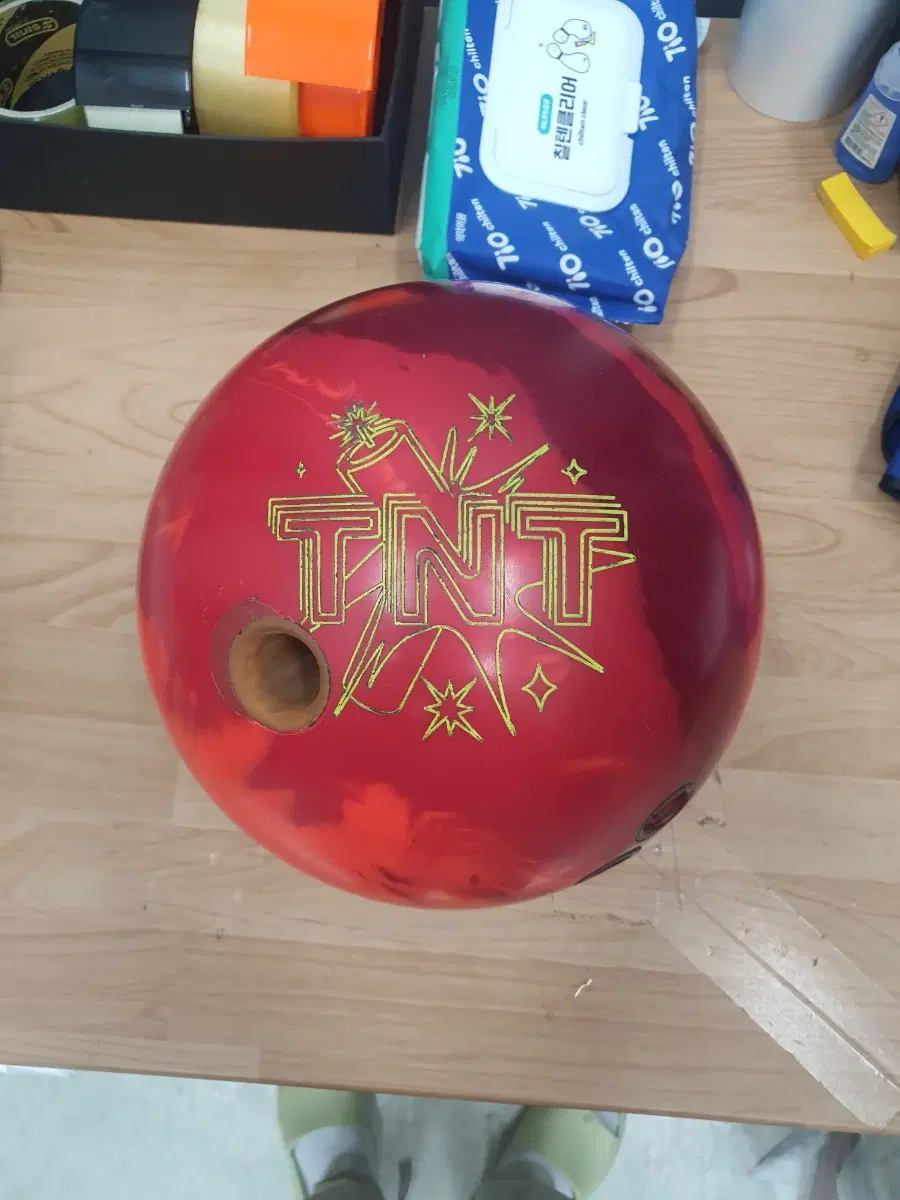 중고볼링공 15p TNT