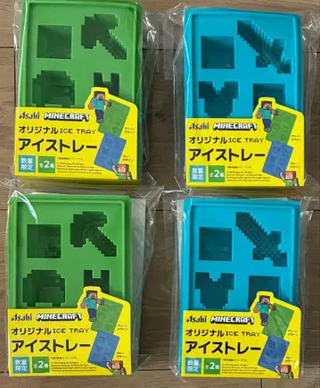 Asahi Minecraft 오리지널 아이스 트레이 4개 세트