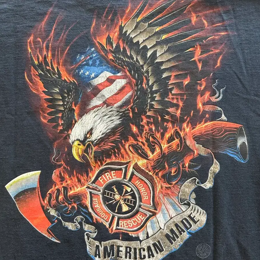 'American Made' Fire & Rescue AOP Tee