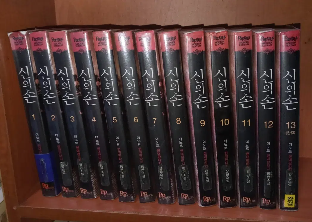 신의 손 (작은책-현대판타지) 1-13 완 /상태(중)/파피루스