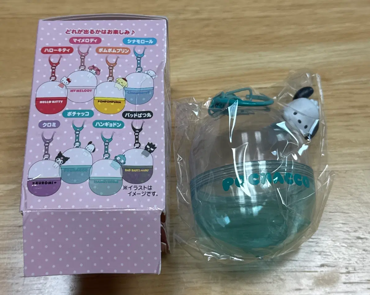 산리오 캐릭터 캡슐 피규어 굿즈