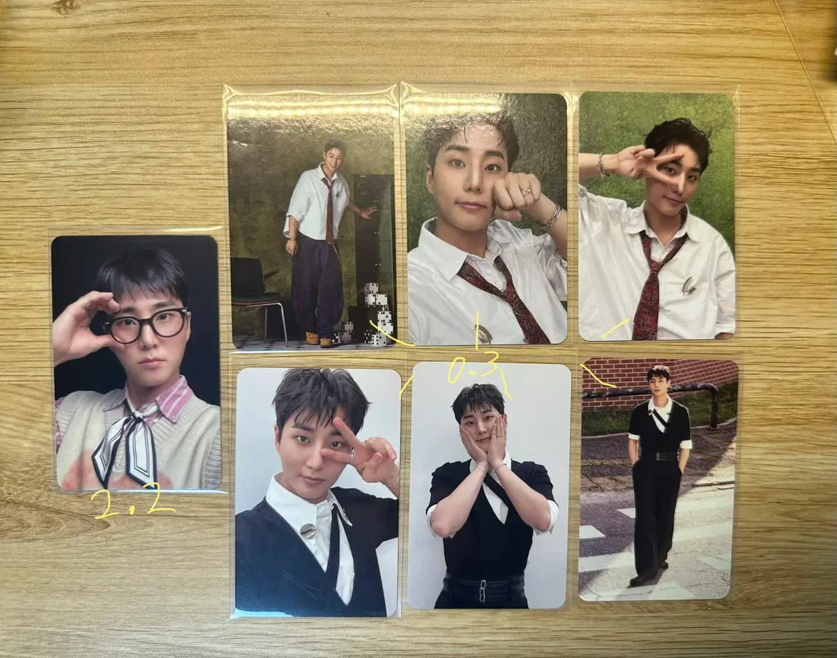 데이식스 영케이 더데케이드 안경케 포카 일괄 포토카드 네모반 강영현