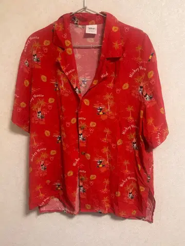 Disney by MOUSSY SURF MICKEY SHIRT 알로하