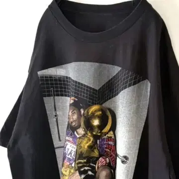 NBA 코비 브라이언트 티셔츠 블랙 구제 의류
