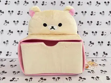 코리락쿠마 봉제 인형 가슴 수납 소품함