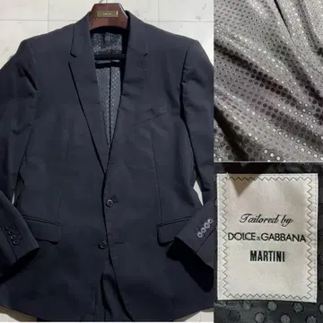 돌체앤가바나 MARTINI 현행 TAILORED BY 수트 블랙