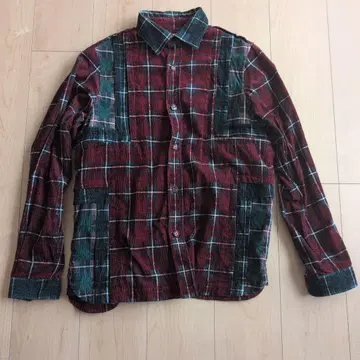 White Mountaineering 체크 셔츠