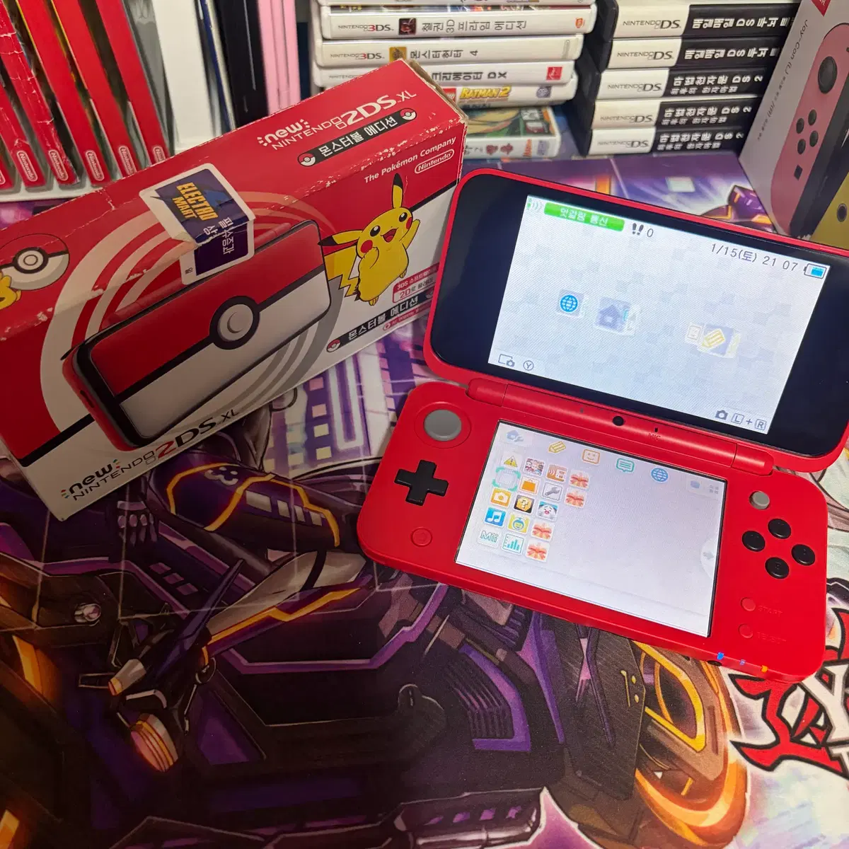 닌텐도 2DS XL 몬스터볼 에디션 게임기 순정 박스