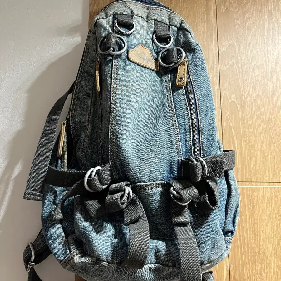 데님 백팩