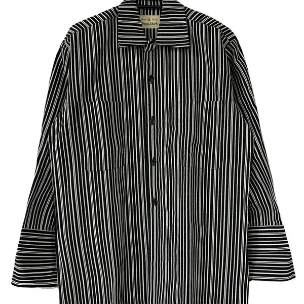 [M] UMEDA SHIRTS 스트라이프 카라오버셔츠