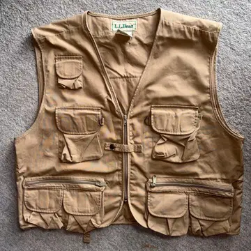 L.L.Bean 낚시용 조끼 베이지