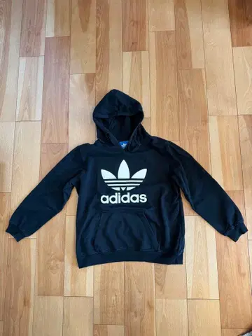 adidas Originals 트레포일 후드티 블랙 2XO