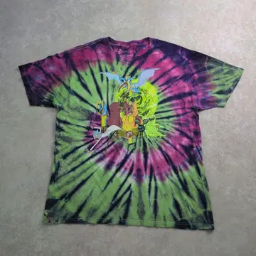 Rick and Morty 릭앤모티 타이다이 반팔 티셔츠