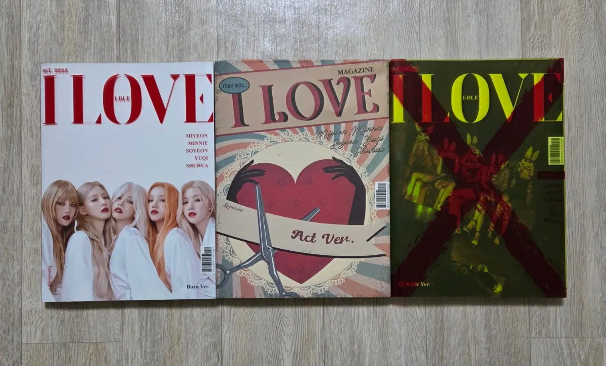 [풀구성 택포] i-dle (여자)아이들 미니 5집 I love 3종 세트 CD