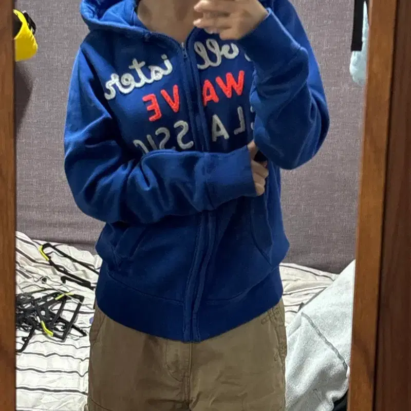 홀리스터 슬림핏 후드집업