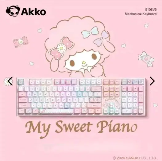 AKKO 아코 마이스윗피아노 기계식 키보드 5108 V5 새상품