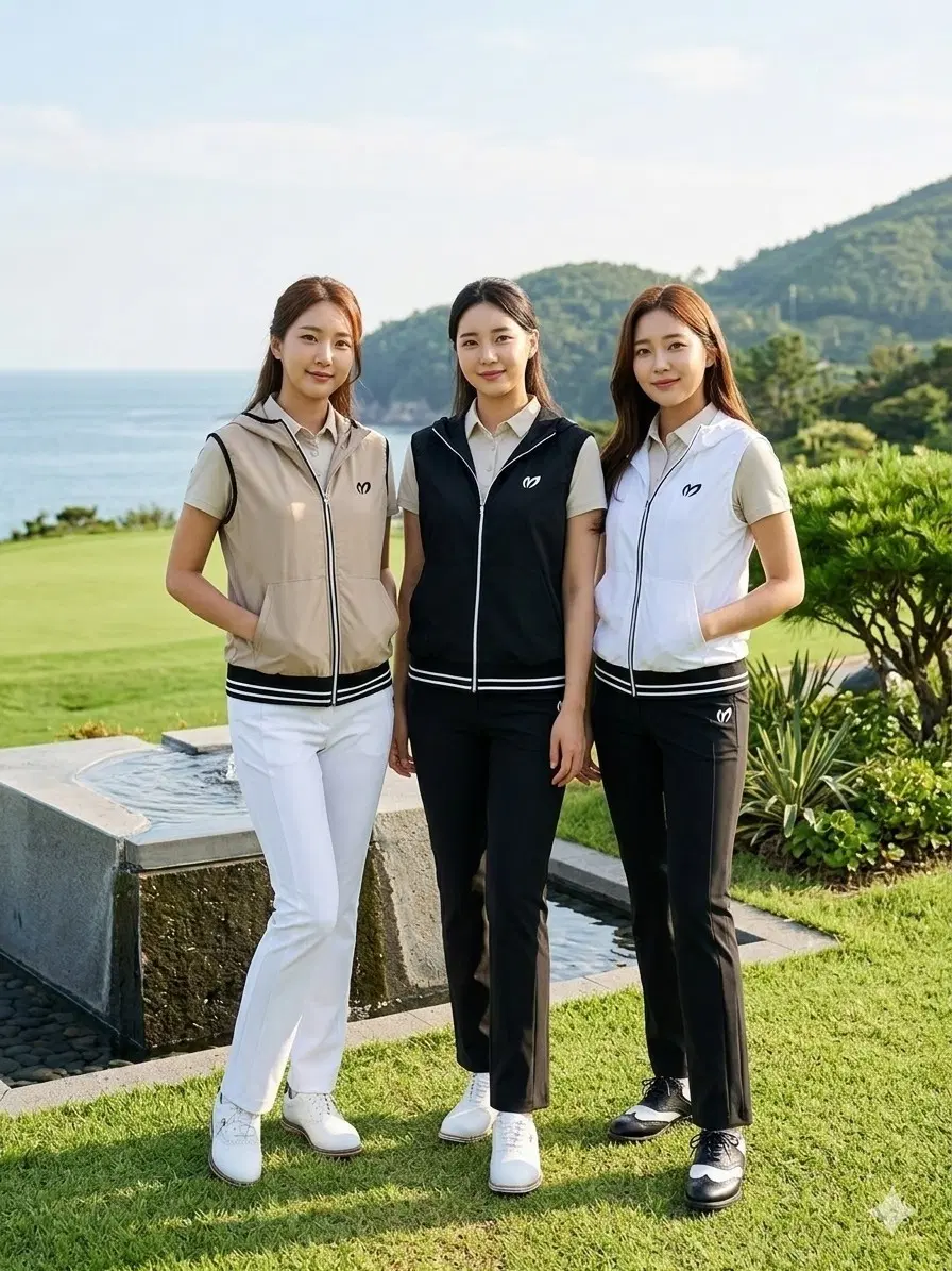 마스터 바니 에디션 여성 후드 베스트
