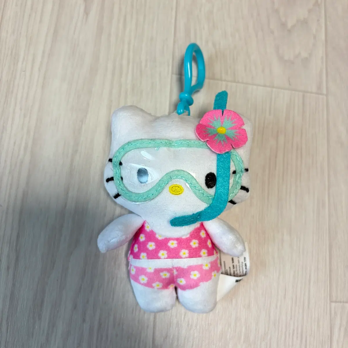 산리오 미국 스노클링 키티 마스코트 인형 키링 그레이맨션