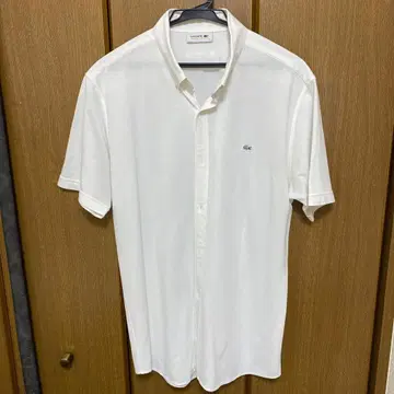 LACOSTE 반팔 셔츠 화이트 사이즈 5