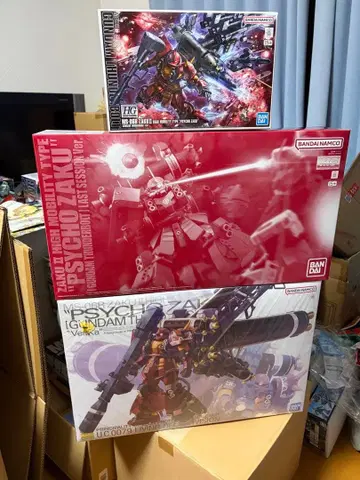 썬더볼트 MG HG 6세트 사이코 자쿠/풀아머 건담