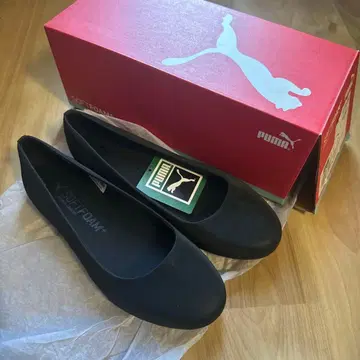 PUMA 플랫슈즈 블랙 SOFTFOAM+ ABC마트 한정판